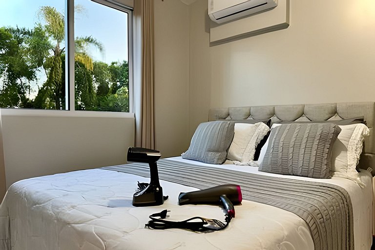 Ap Completo 150m da Praia Ar condicionado Piscina