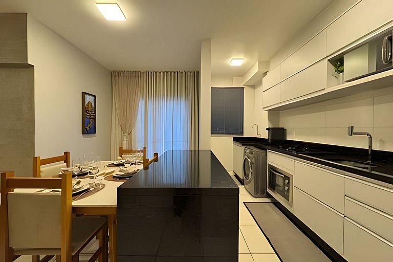 Ap Completo 150m da Praia Ar condicionado Piscina