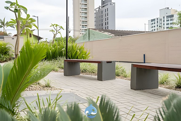 Ap Completo 150m da Praia Ar condicionado Piscina