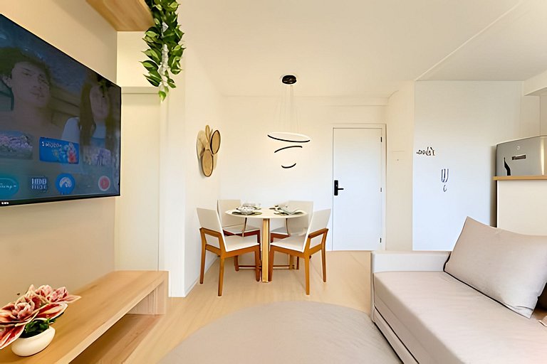 Apto c/Ar Condicionado Piscina Churrasqueira 705IB