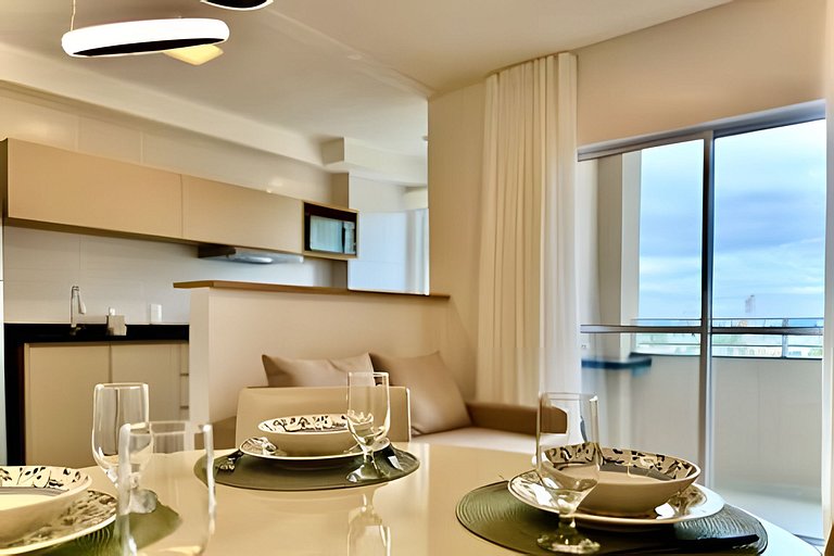 Apto c/Ar Condicionado Piscina Churrasqueira 705IB