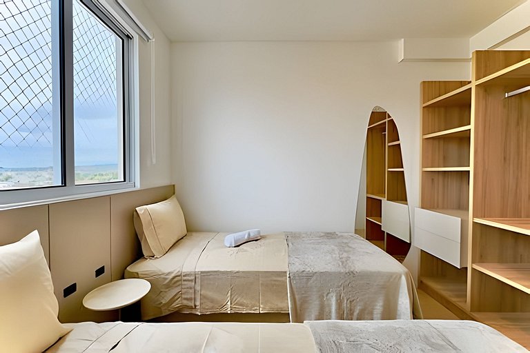 Apto c/Ar Condicionado Piscina Churrasqueira 705IB