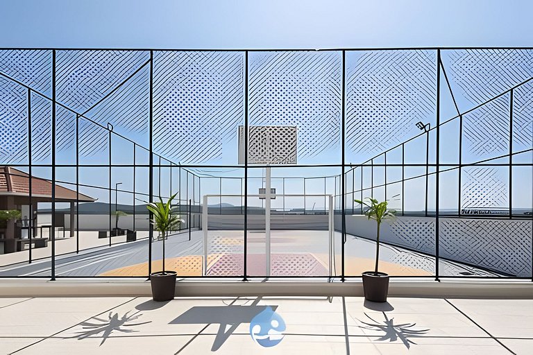 Apto a 150m da PRAIA Churrasq. c/ Piscina Ar Wi-Fi