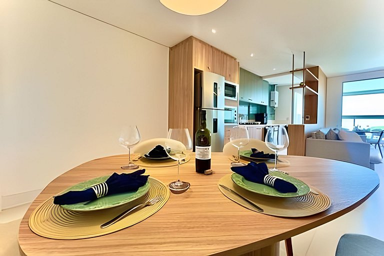 Apto Vista Mar Home Club Pé na Areia em Piçarras