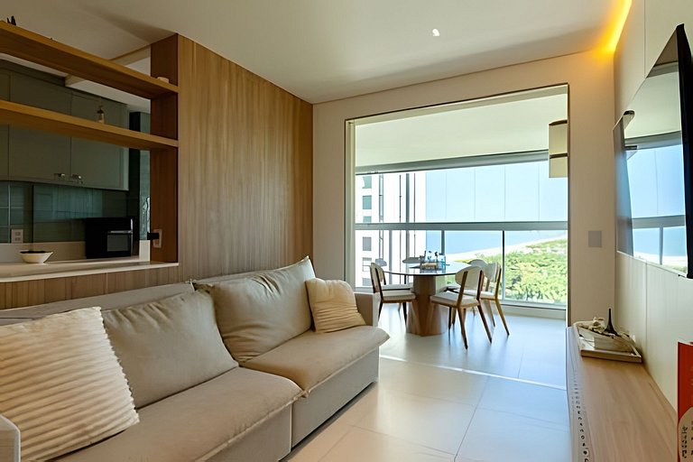 Apto Vista Mar Home Club Pé na Areia em Piçarras