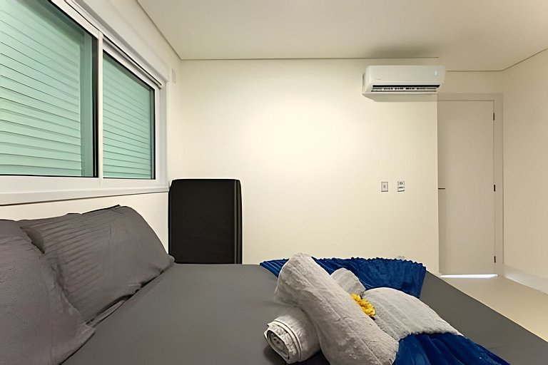 Apto Vista Mar Home Club Pé na Areia em Piçarras