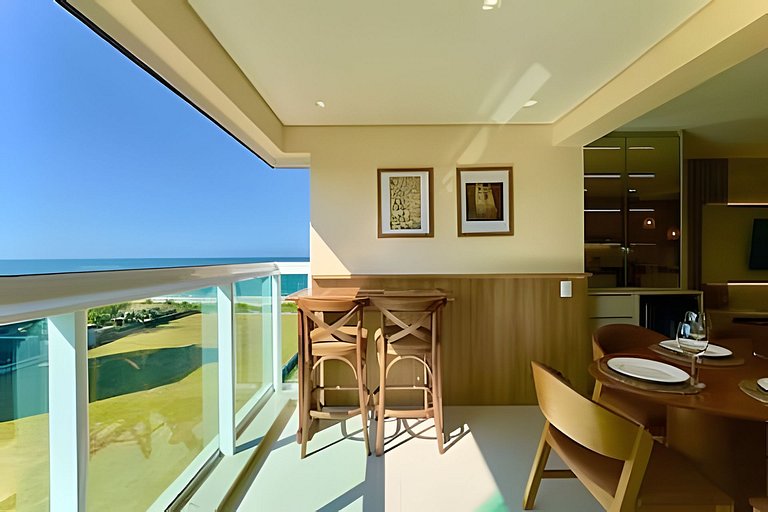 Home Club Frente Mar • Vista e Lazer