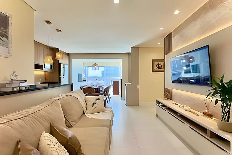 Home Club Frente Mar • Vista e Lazer