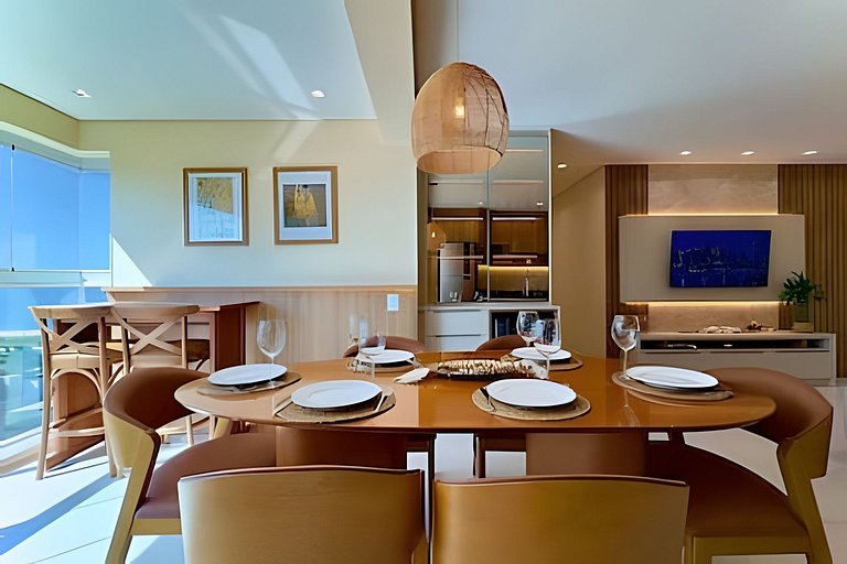 Home Club Frente Mar • Vista e Lazer