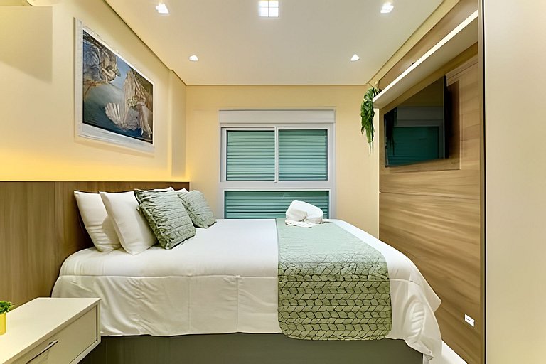 Home Club Frente Mar • Vista e Lazer