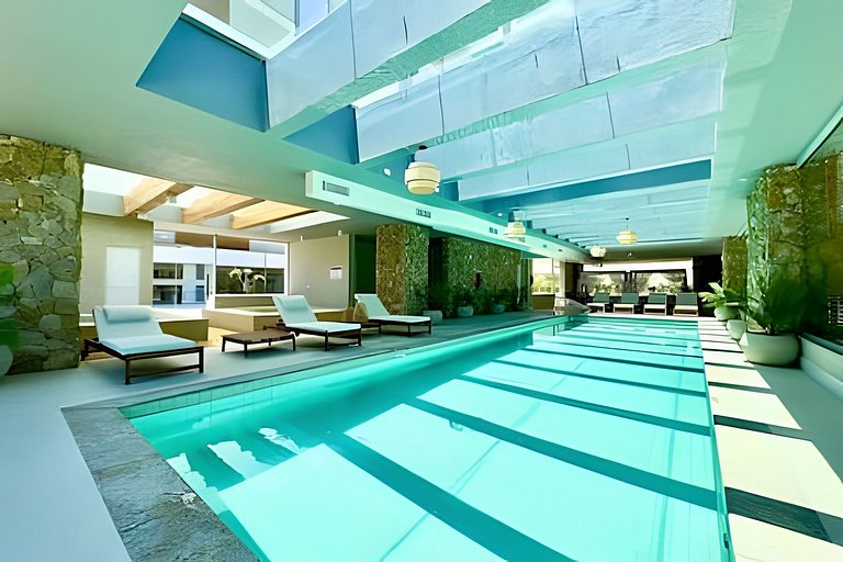 Home Club Frente Mar • Vista e Lazer