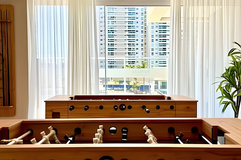 Home Club Frente Mar • Vista e Lazer