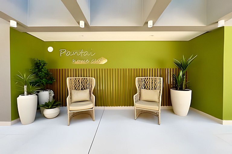 Home Club Frente Mar • Vista e Lazer