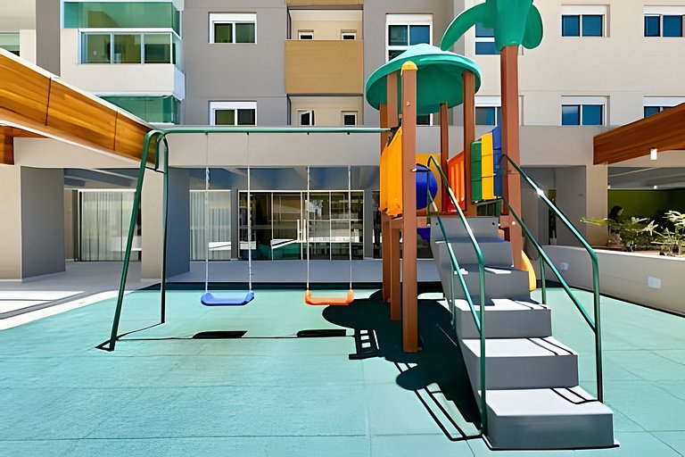 Home Club Frente Mar • Vista e Lazer