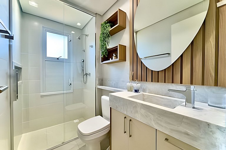 Home Club Frente Mar • Vista e Lazer