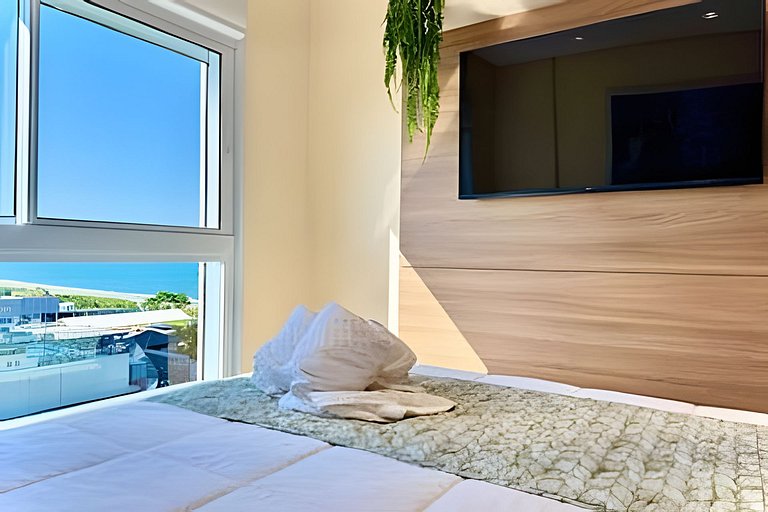 Home Club Frente Mar • Vista e Lazer