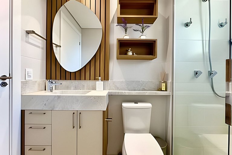 Home Club Frente Mar • Vista e Lazer