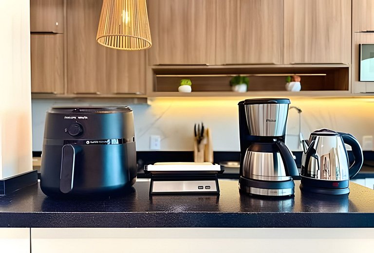 Home Club Frente Mar • Vista e Lazer