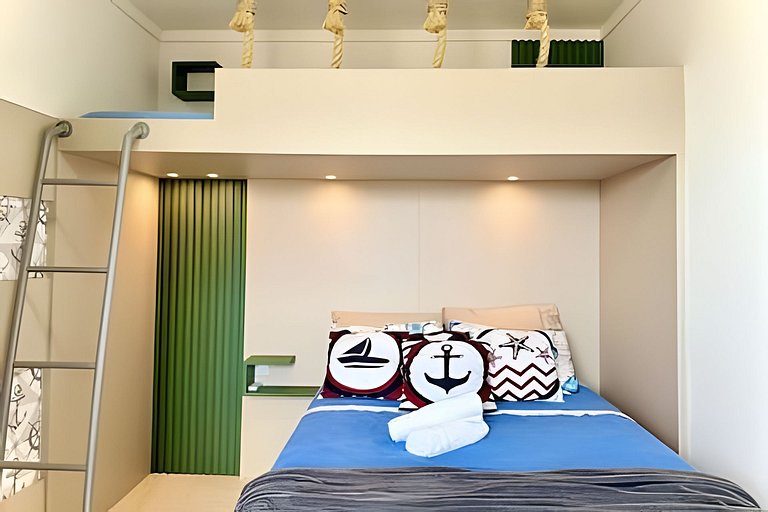 150m do Mar + Piscina | Próximo ao Beto Carrero