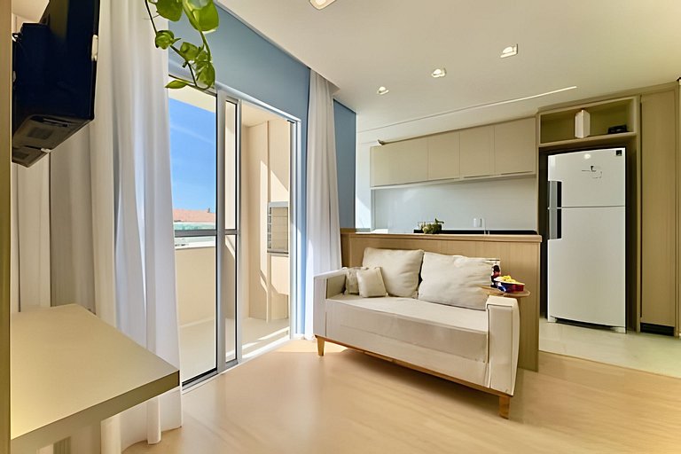 Apto c/Ar Condicionado Piscina Churrasqueira