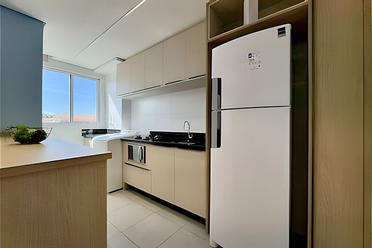 Apto c/Ar Condicionado Piscina Churrasqueira