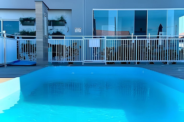 Apto c/Ar Condicionado Piscina Churrasqueira