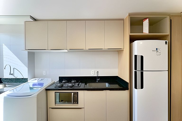 Apto c/Ar Condicionado Piscina Churrasqueira