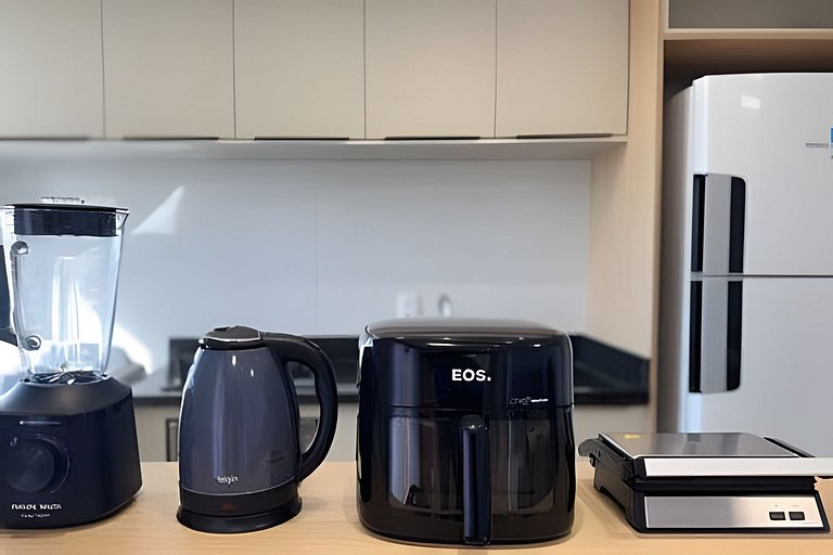 Apto c/Ar Condicionado Piscina Churrasqueira