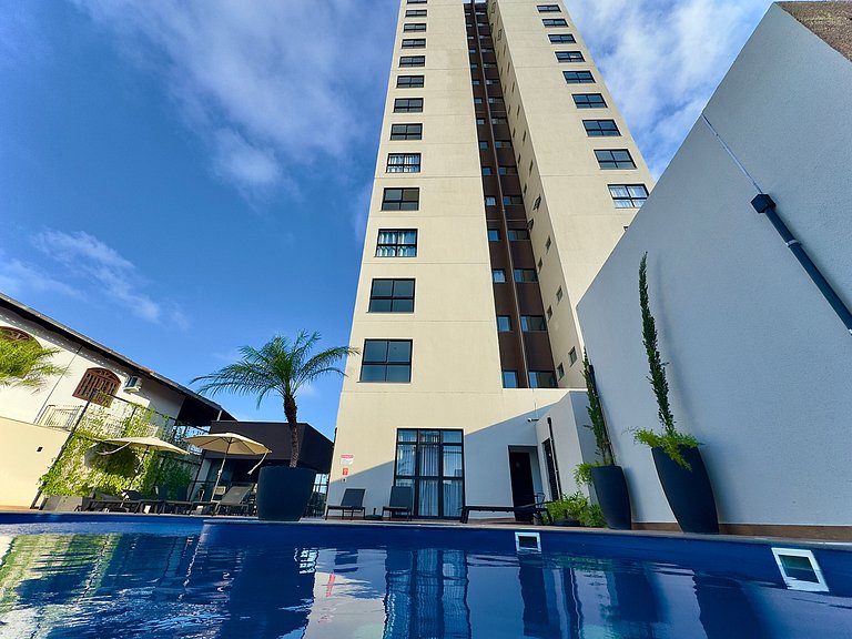 Apto completo a 9min do Beto Carrero + Lazer