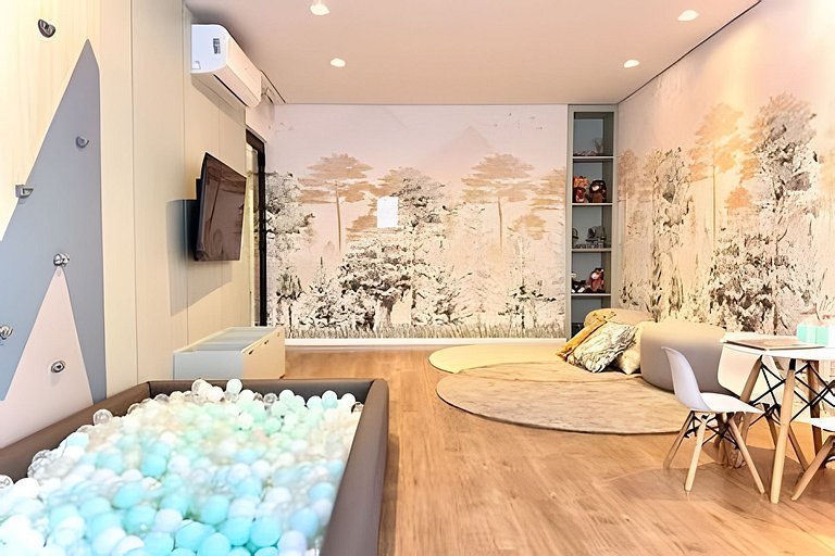 Apto completo a 9min do Beto Carrero + Lazer