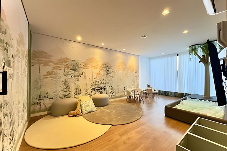 Apto completo a 9min do Beto Carrero + Lazer