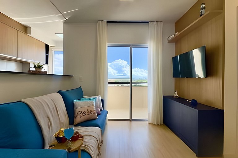 Apto c/ Ar, Piscina e Churrasqueira