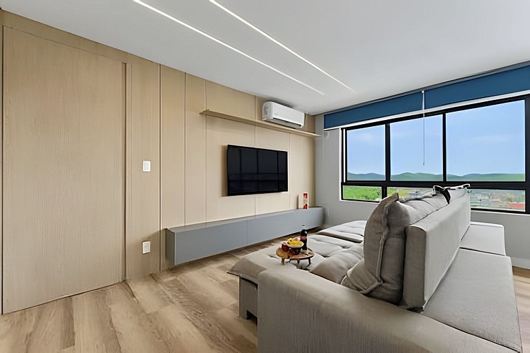 180m da praia | Apto central, amplo e moderno