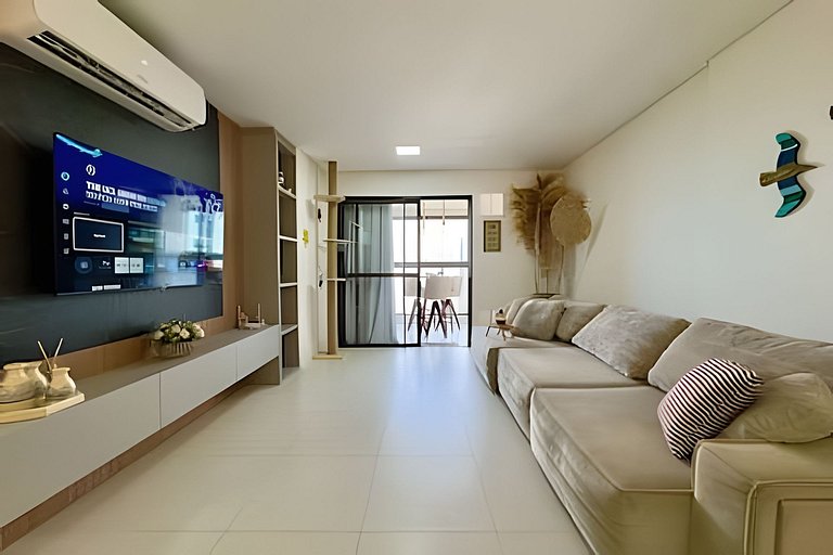 Home Club frente mar c/ Piscina Aquecida + Wi-fi