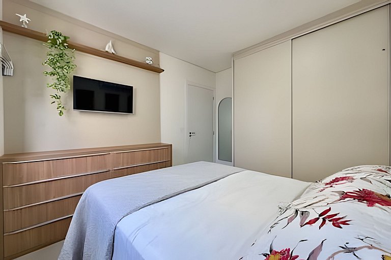 Home Club frente mar c/ Piscina Aquecida + Wi-fi