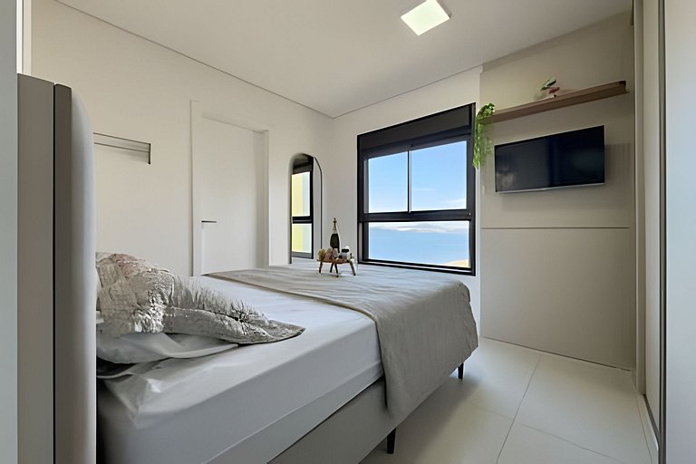 Home Club frente mar c/ Piscina Aquecida + Wi-fi