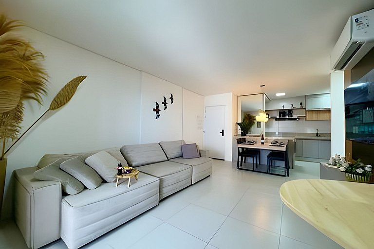 Home Club frente mar c/ Piscina Aquecida + Wi-fi