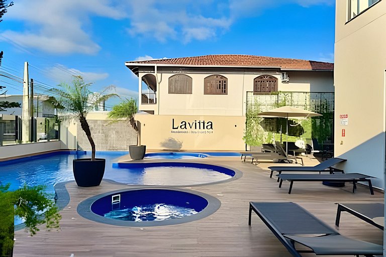 Apto Temático Completo c/ Piscina e Academia