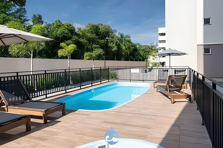 Apto c/ Piscina e Churrasqueira a 150 m da PRAIA