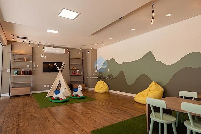 Ideal para Família! Conforto e Lazer - Pé na Areia