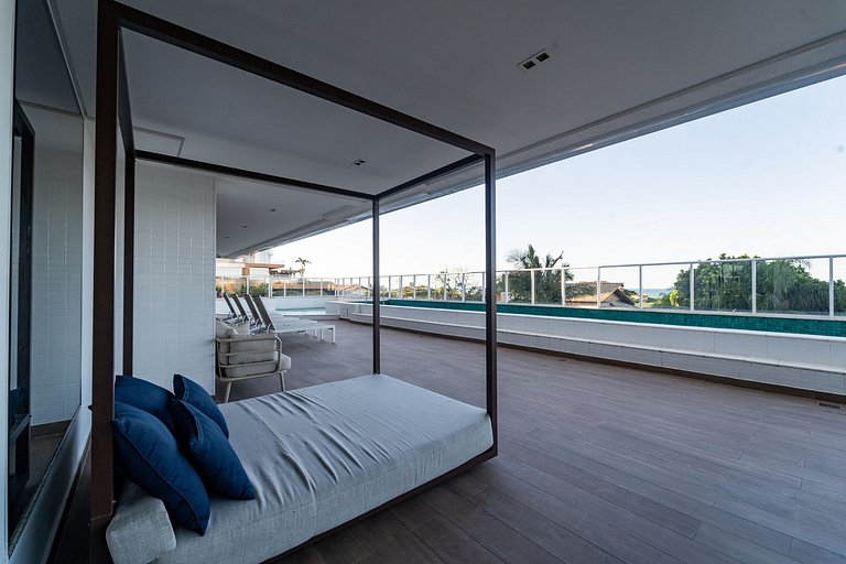 Apto Moderno | Vista Mar c/Piscina e conforto