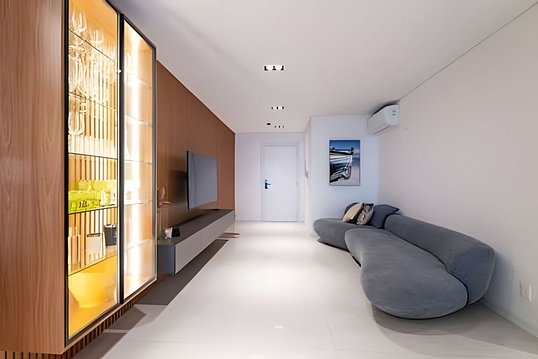 Apto Moderno | Vista Mar c/Piscina e conforto