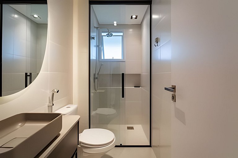 Apto Moderno | Vista Mar c/Piscina e conforto