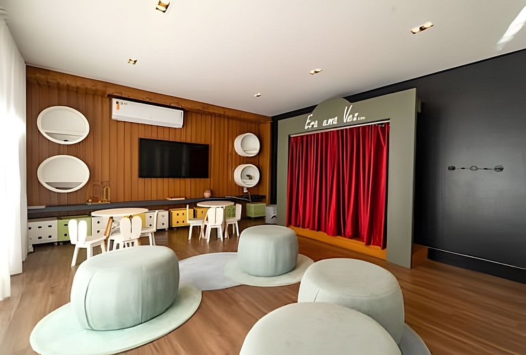 Apto Moderno | Vista Mar c/Piscina e conforto