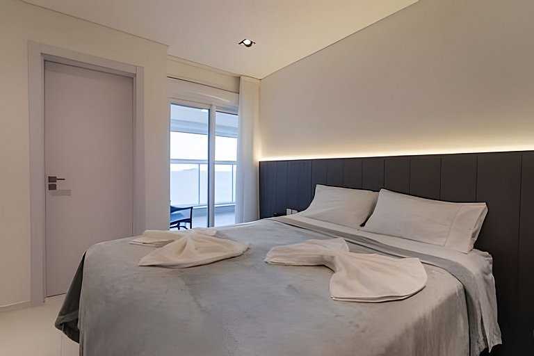Apto Moderno | Vista Mar c/Piscina e conforto