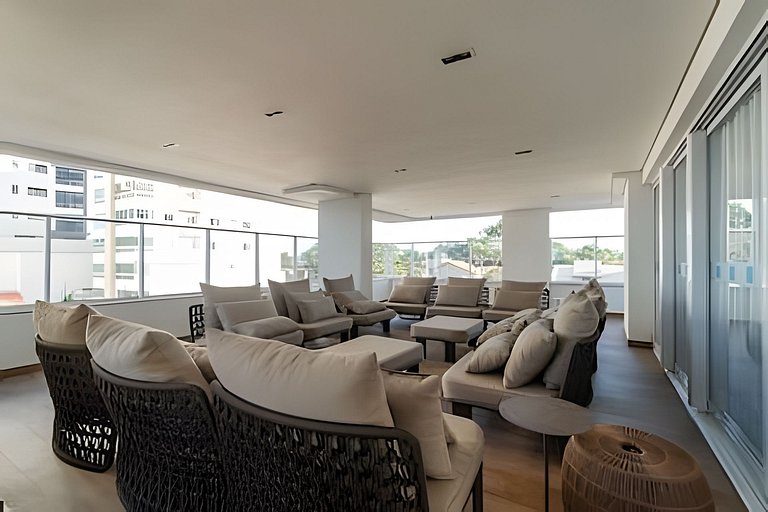 Apto Moderno | Vista Mar c/Piscina e conforto