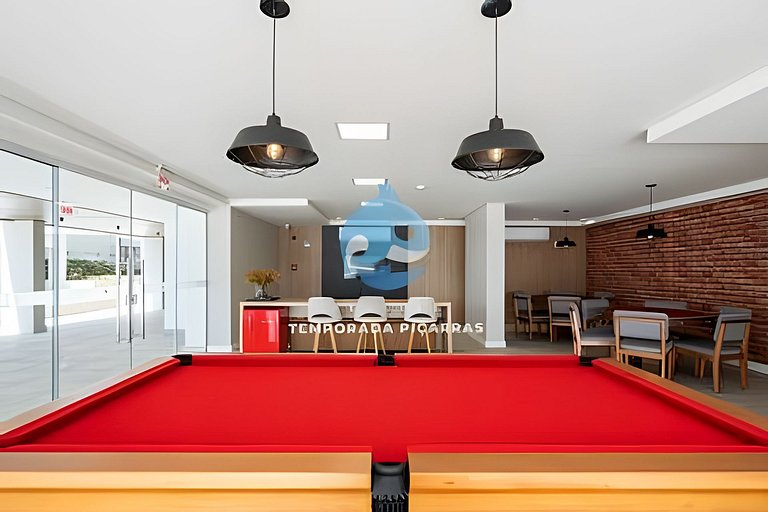 Apto com Sacada Gourmet e Vista Mar