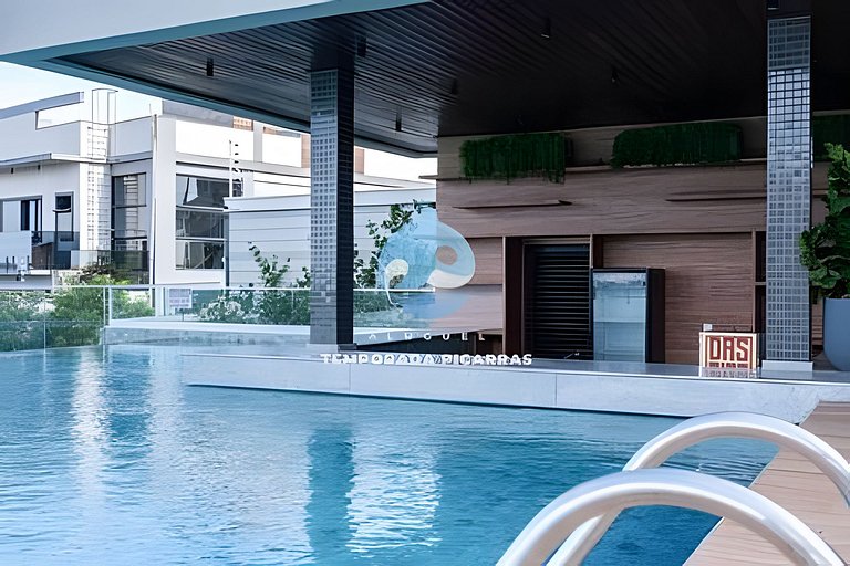 Apto com Sacada Gourmet e Vista Mar