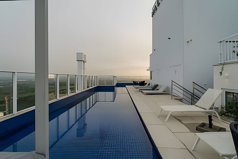 Apto Moderno c/ Sacada Gourmet • Vista Mar