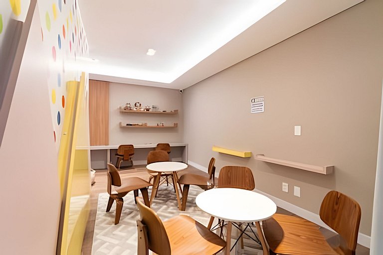Apto Moderno c/ Sacada Gourmet • Vista Mar